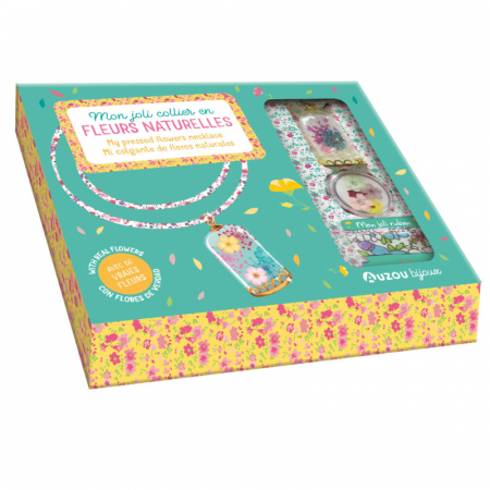 Jocuri Creative - Set creativ, Colierul meu cu flori naturale