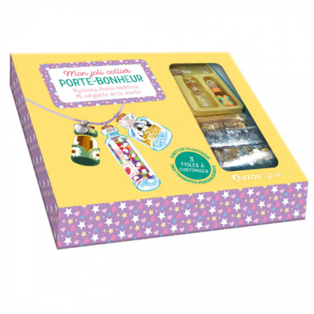 Jocuri Creative - Set creativ, Colierul meu norocos cu sticlute