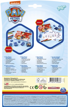 Set creativ de desenat cu stampile Paw Patrol, Paturala Catelusilor [6]