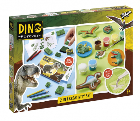 Jocuri Creative - Set creativ DIY 2 in 1 Dinozauri