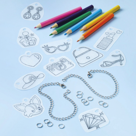 Set creativ DIY 3 in 1 bratari, set de decorat unghii si accesorii fashion - Stylicious [6]
