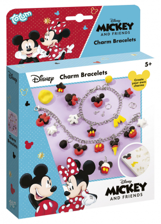 6-99 - Set creativ DIY Bratari cu pandantive Disney Mickey si prietenii