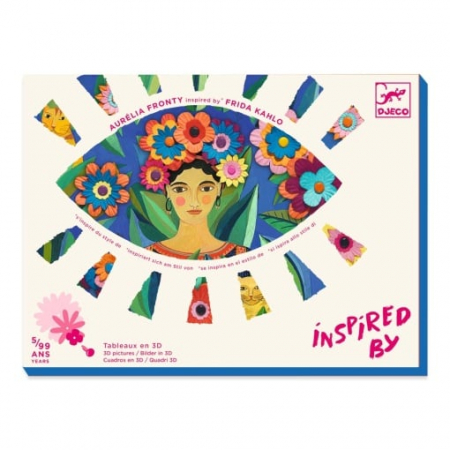 6-99 ani - Set creativ Inspired by Frida Kahlo, Djeco