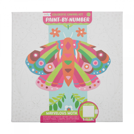 Rechizite Scoala Gradinita - Set creativ Picteaza pe numere -  Marvelous Moth
