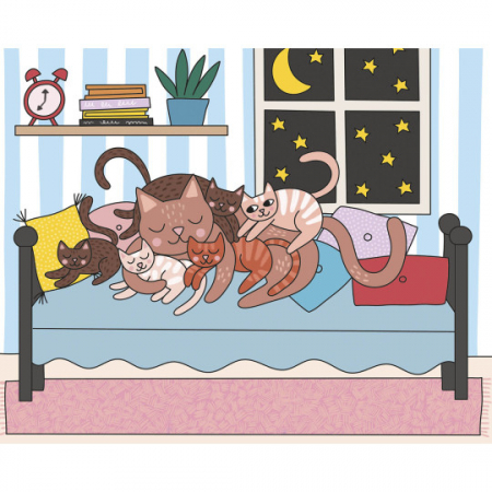 Set creativ, pictura magica cu apa - Animale de companie [1]