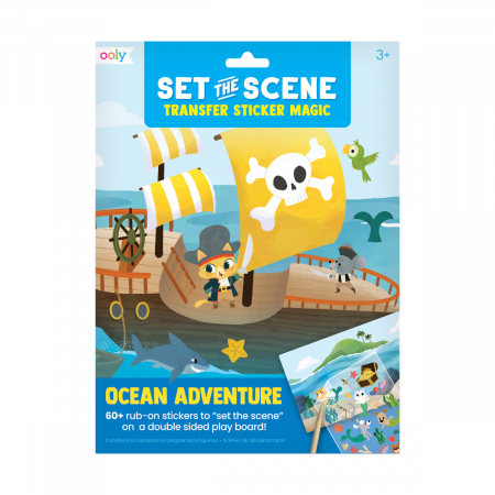Rechizite Scoala Gradinita - Set creativ transfer - Aventura in Ocean