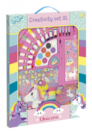 Jocuri Creative - Set creativ XL cu unicorni