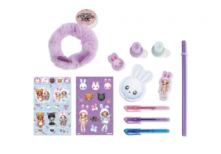 Set cu accesorii creative cu iepurasi, sub forma de pahar cu pai Na!Na!Na! Surprise [1]