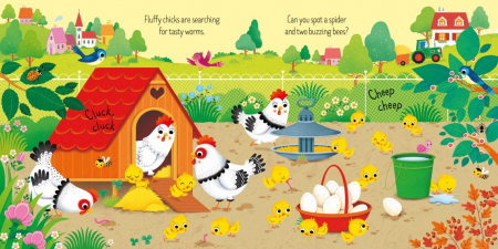 Set de 3 puzzle-uri + carte, 9 piese, Book and 3 Jigsaws: On the Farm [5]