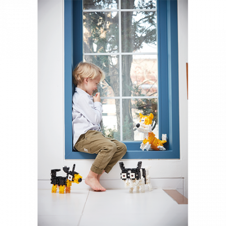 Set de construit Clicformers- Catei prietenosi, 74 piese [1]