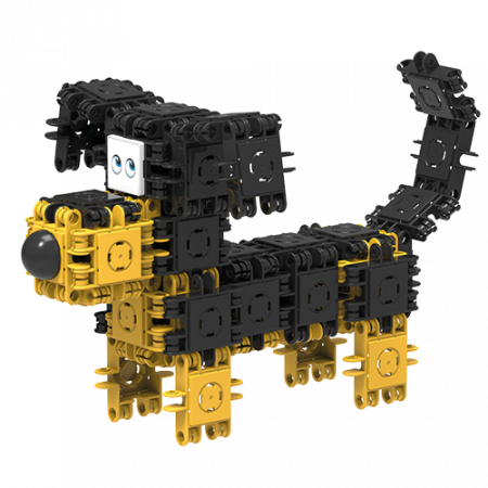Set de construit Clicformers- Catei prietenosi, 74 piese [3]