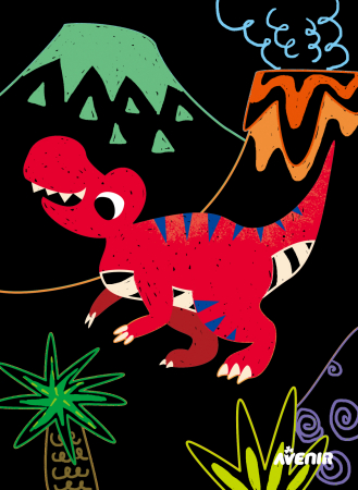 Set de razuit Scratch Junior - Prietenii mei dinozauri [3]