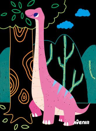 Set de razuit Scratch Junior - Prietenii mei dinozauri [2]