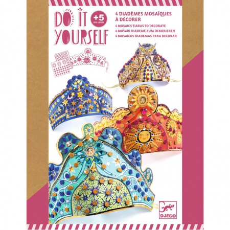 Rechizite Scoala Gradinita - Set DIY Diademe, Djeco