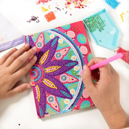 Set DIY Jurnalul meu cu floare mandala si diamante [3]