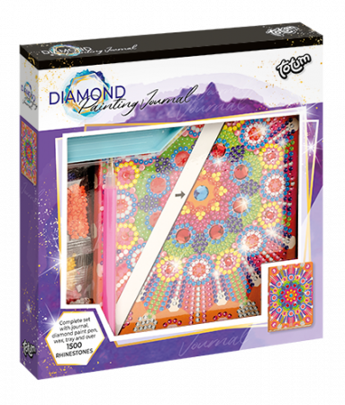 Jocuri Creative - Set DIY Jurnalul meu mandala cu diamante