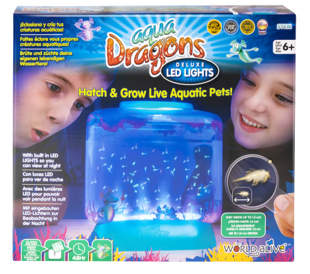 Set educativ STEM - AQUA DRAGONS® Habitat Lumea subacvatica - acvariu Deluxe cu LED-uri [1]