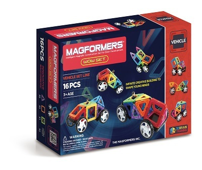 Set magnetic de construit- Magformers Wow 16 piese [0]