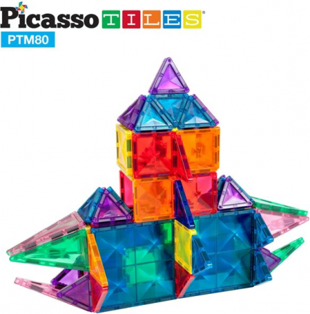 Set magnetic de construit PicassoTiles Mini Diamond 80 piese [5]