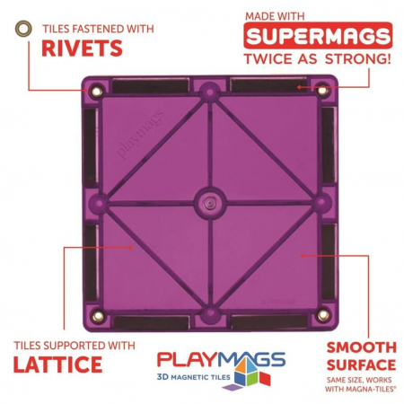 Set Playmags - 50 piese magnetice de constructie [3]