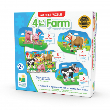 Puzzle-uri - Set Primele Mele 4 Puzzle-Uri Ferma