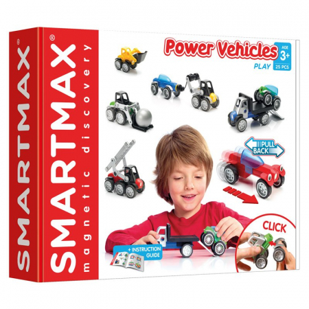 Smartmax Power Vehicles , Joc educativ magnetic [0]