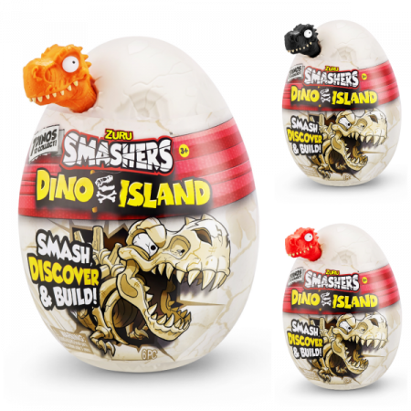 6-99 ani - Smashers - Mini Ou surpriza cu 6 accesorii, Dino Island