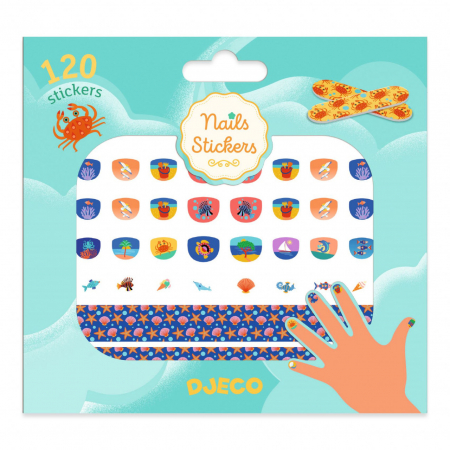 Jocuri Educative - Stickere pentru unghii model mediteranean, Djeco