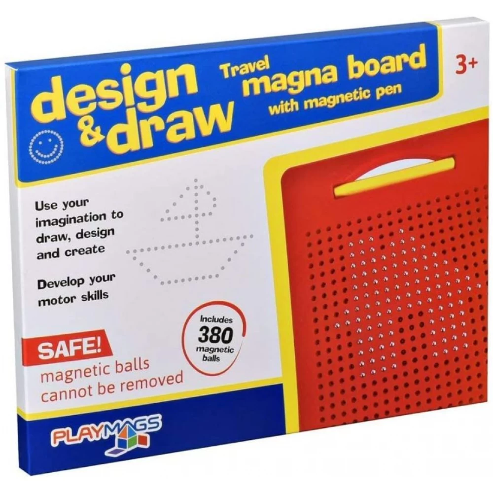 Tablă Magnetică Playmags De Desenat Cu Bile Magnetice [1]