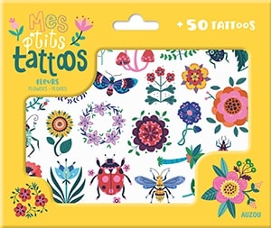 Auzou - Tatuaje flori