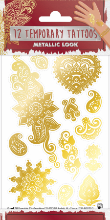 Jocuri Creative - Tatuaje metalice flori