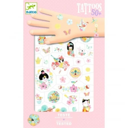 Jocuri Educative - Tatuaje temporare Sakura, Djeco