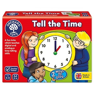 Rechizite Scoala Gradinita - Tell the time - Joc educativ de invatare a ceasului