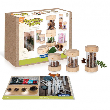 Jocuri Educative - Treasure Tubes Clear, Guidecraft
