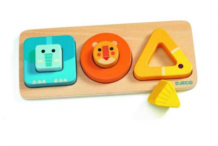 1-3 ani - Volubasic, Puzzle incastru Djeco