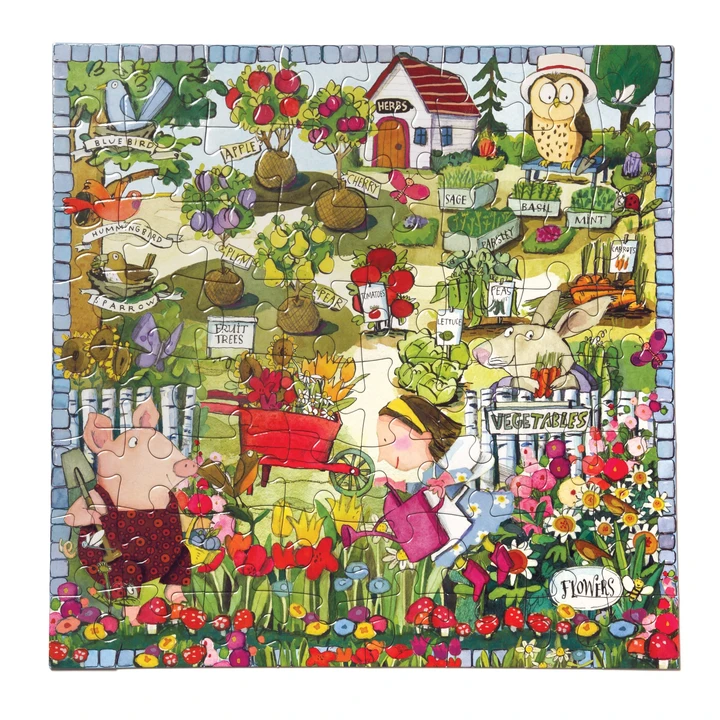 Growing a Garden , Puzzle cu 64 de piese mari cu tematica gradinaritului [2]
