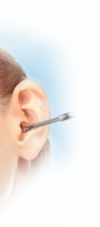 Chiureta cu 3 bucle pentru curatarea regulata, delicata și eficienta a urechii. [2]