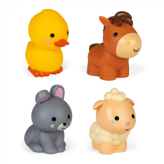 Jucării de baie - Animale de fermă - 4 de piese, Janod J04702 [1]