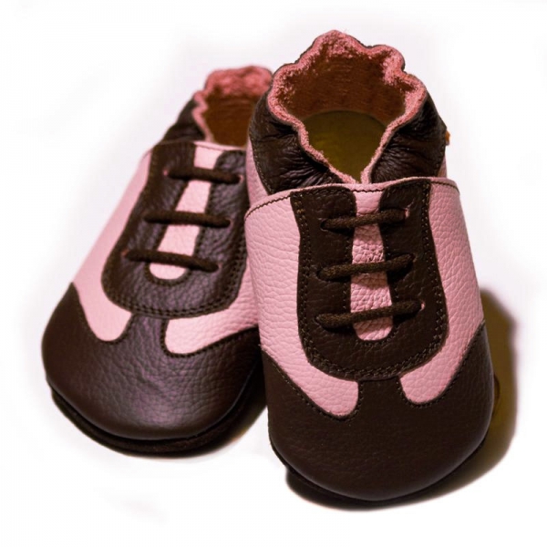 Pantofi cu talpă moale Liliputi® - Pink Sport [1]