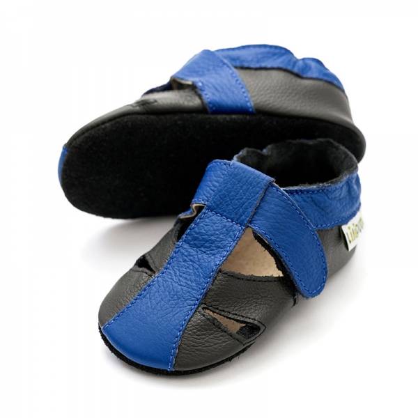 Sandale cu talpă moale Liliputi® - Atacama Black [1]