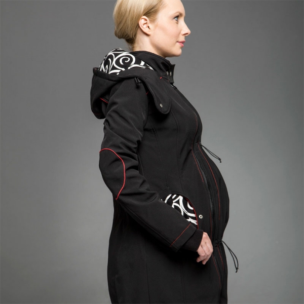 Suport pentru gravide Liliputi® - Black-red [2]