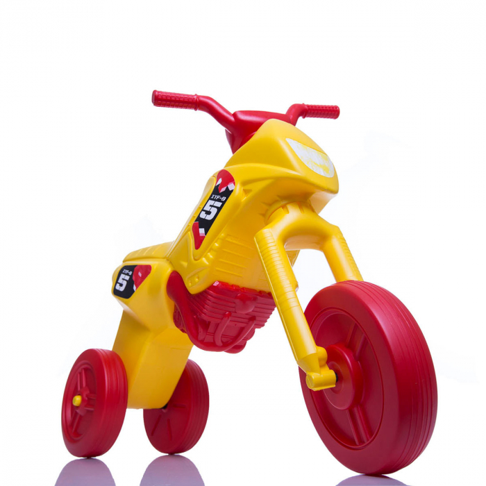 Tricicletă fără pedale Enduro - galben-roșu [1]