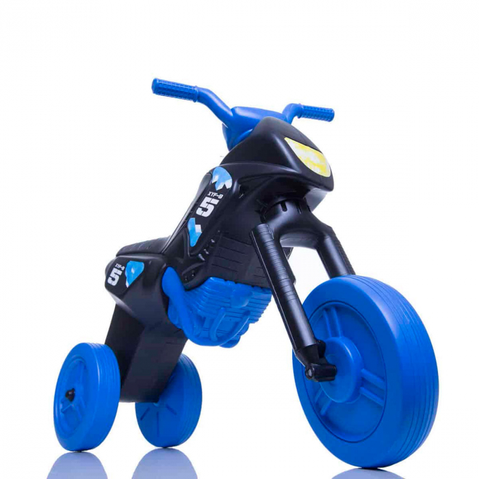 Tricicletă fără pedale Enduro - negru-albastru [1]