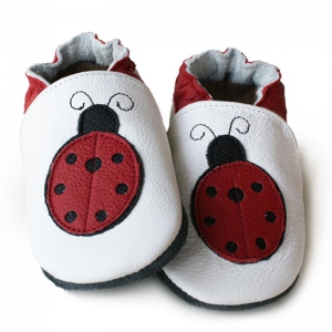 Pantofi cu talpă moale Liliputi® - Miss Ladybug