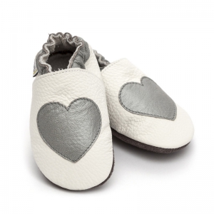 Pantofi cu talpă moale Liliputi® - Silver Love [0]
