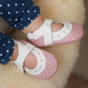 Sandale cu talpă moale Liliputi® - Baby Rose [1]