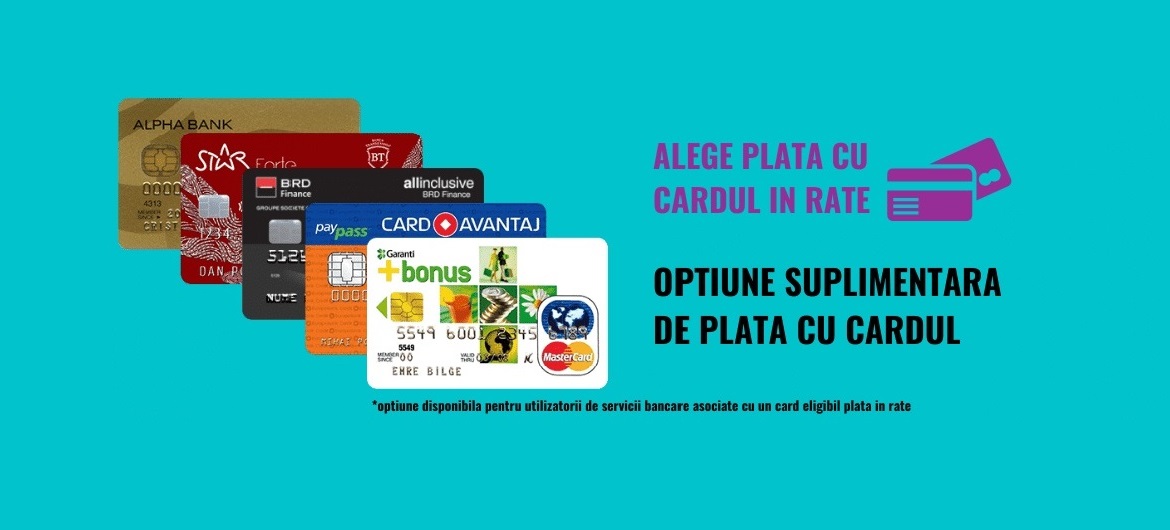 Plata in rate cu cardul