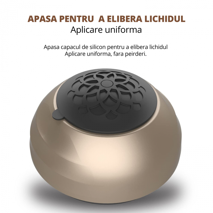 Dispozitiv manual pentru masaj capilar, LittleDomi, Dozator si Aplicator pentru Uleiuri Esentiale, Tonic Capilar, Tratamente Lichide pentru Cresterea Parului, Anticadere, Imbunatatirea Circulatiei [4]
