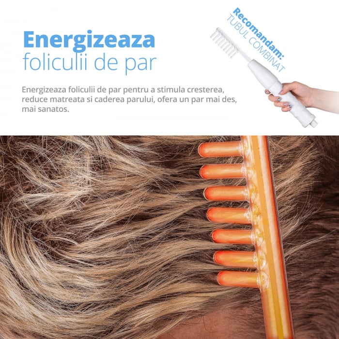 Electroderm, LittleDomi, Tratament cu Frecventa Inalta pentru Acnee, Riduri, Controlul Petelor, Cearcane, Ten, Par Seboreic, Stimulator Scalp, Infrumusetare, Biostimulare Faciala, Lifting, Alb [4]