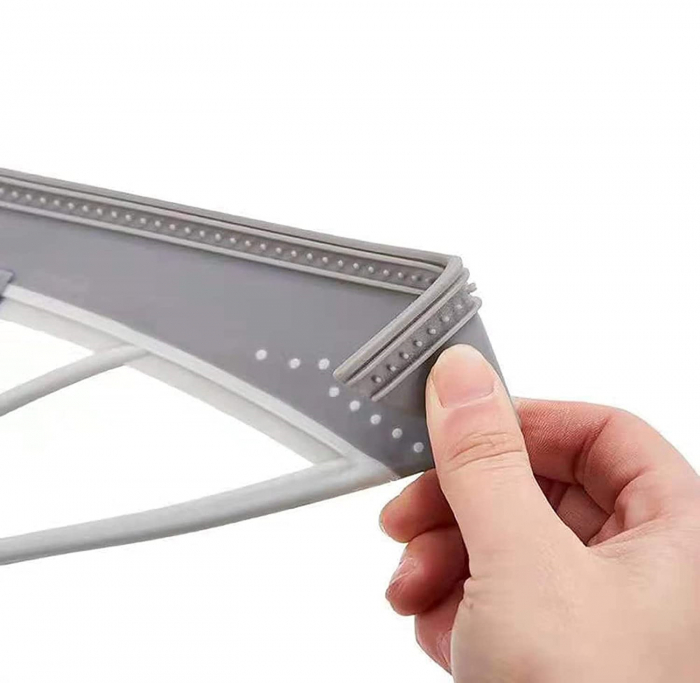 Matura Multifunctionala din silicon 2 in 1, Indeparteaza Murdaria, Parul si Lichide pentru Sticla, Parchet, Gresie, Marmura, Albastru [5]